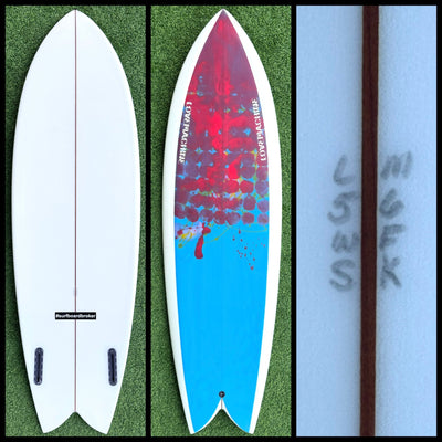 Love Machine Surfboard 5'6 28L (USED) - Surfboardbroker