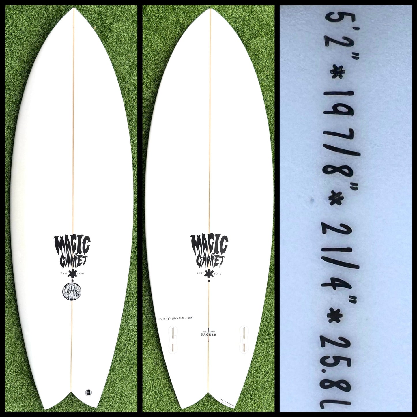 Magic Carpet Surfboard 5’2 25L (USED) - Surfboardbroker
