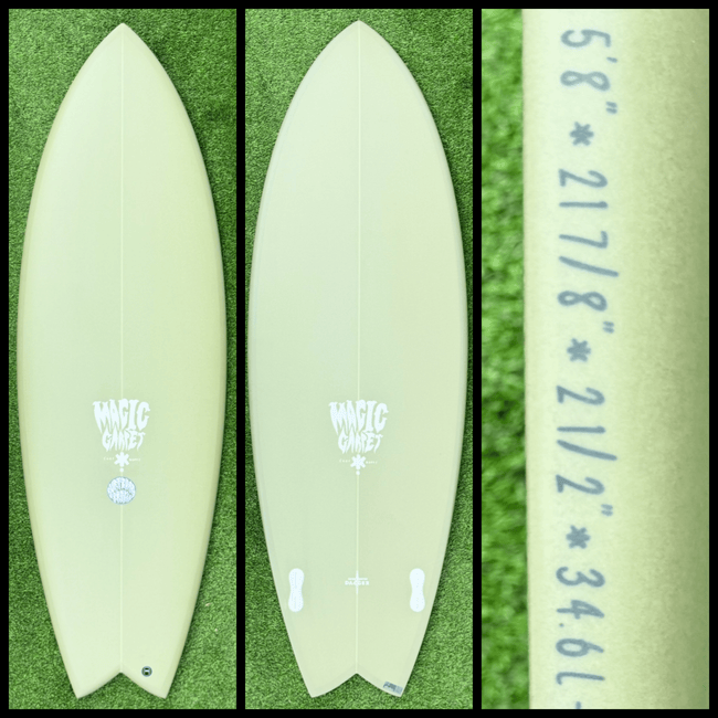 Magic Carpet Surfboard 5’8 34L (NEW) - Surfboardbroker