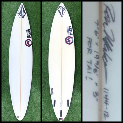 Meeks Surfboard 7’6 48L Tai Vandyke (USED) - Surfboardbroker