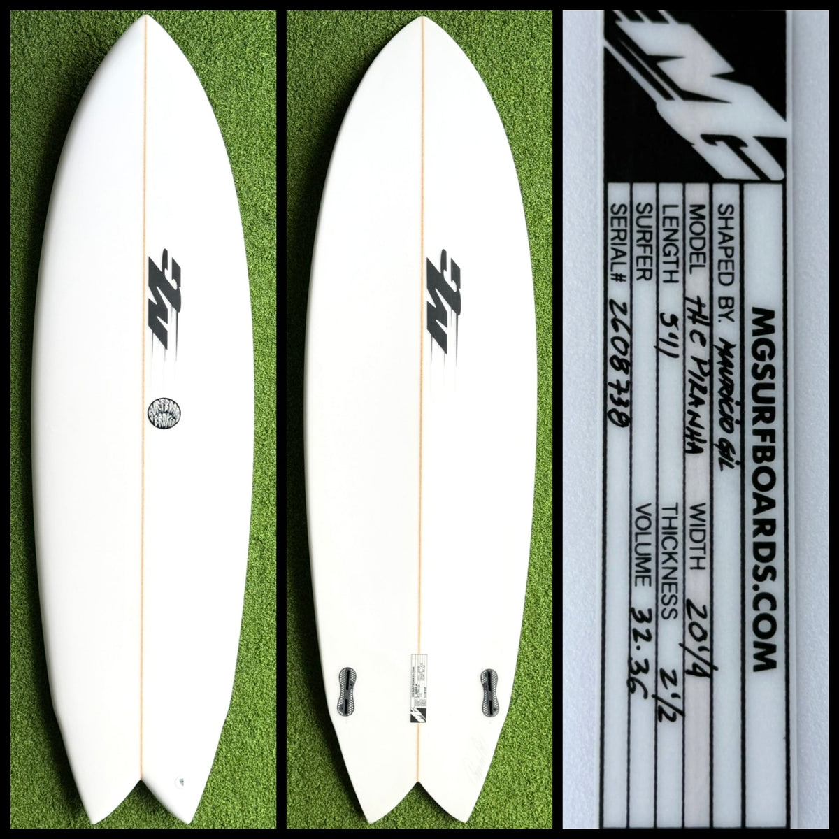 MG Surfboard 5'11 32L (NEW) - Surfboardbroker