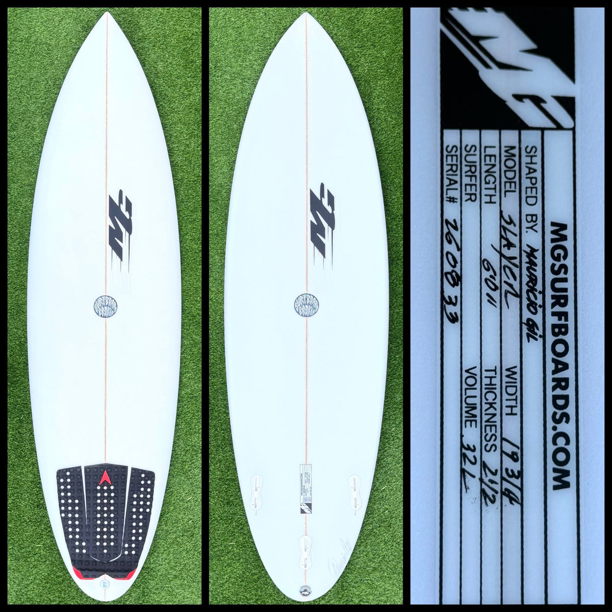 MG Surfboard 6'0 32L (USED) - Surfboardbroker