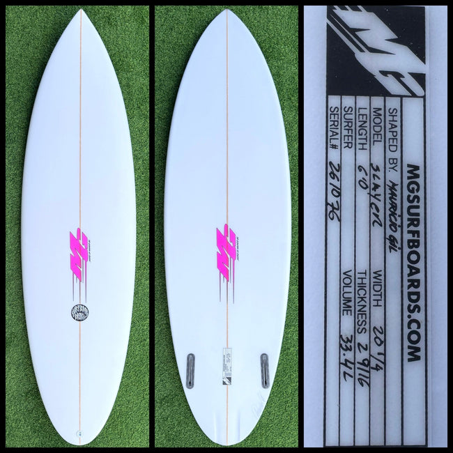 MG Surfboard 6'0 33L (NEW) - Surfboardbroker