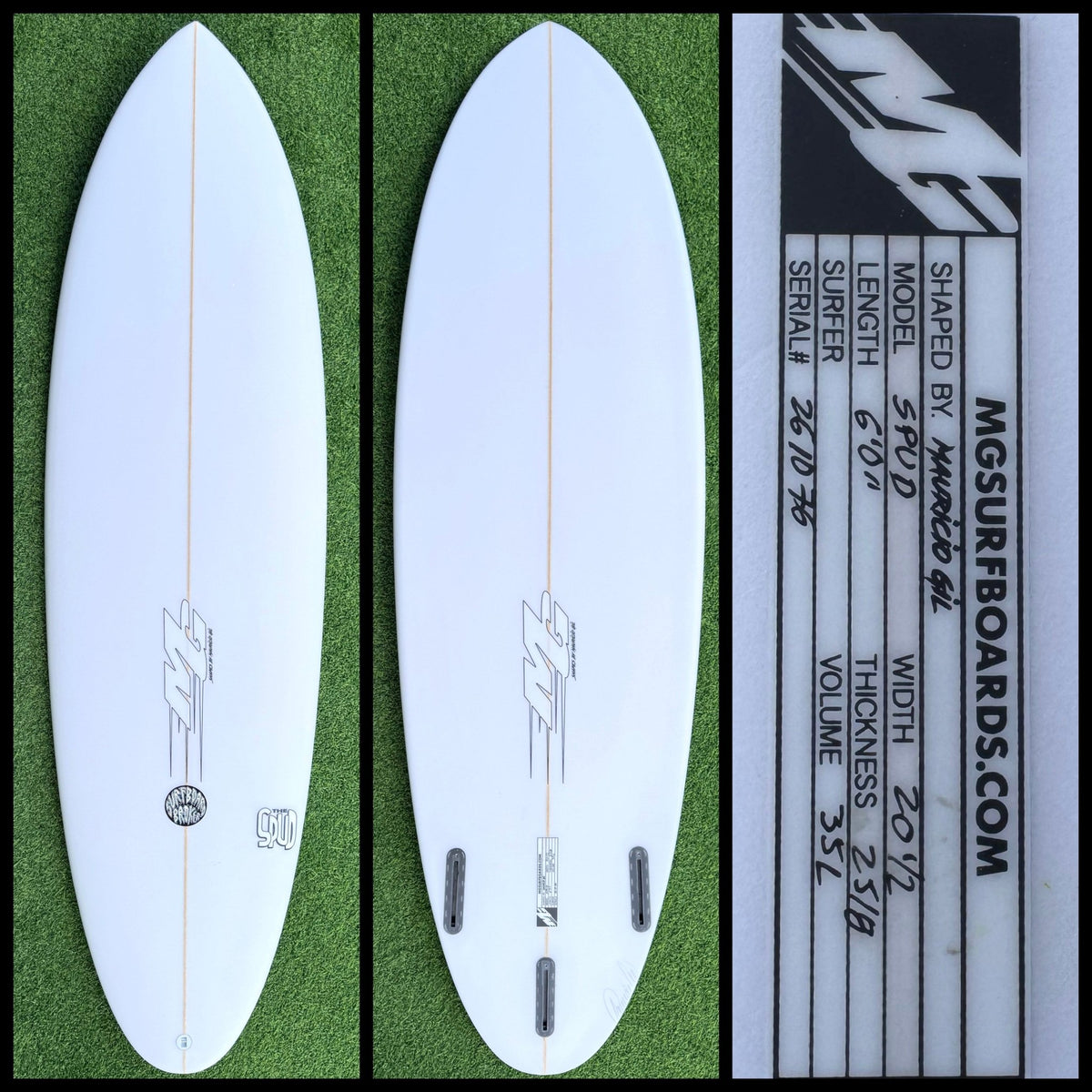 MG Surfboard 6'0 35L (NEW) - Surfboardbroker
