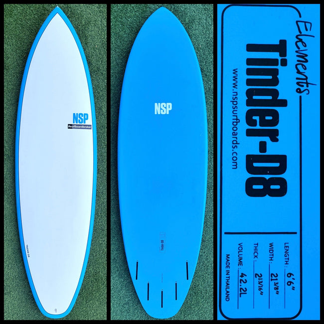NSP Surfboard 6'6 42L (USED) - Surfboardbroker