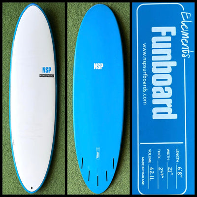 NSP Surfboard 6'8 42L (USED) - Surfboardbroker