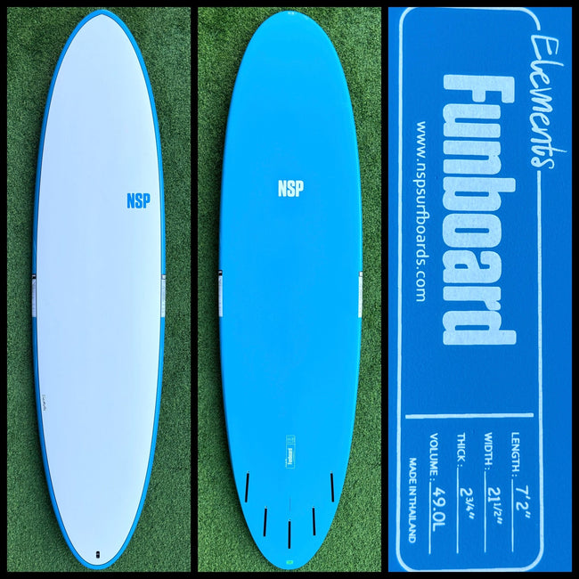 NSP Surfboard 7'2 49L (NEW) - Surfboardbroker