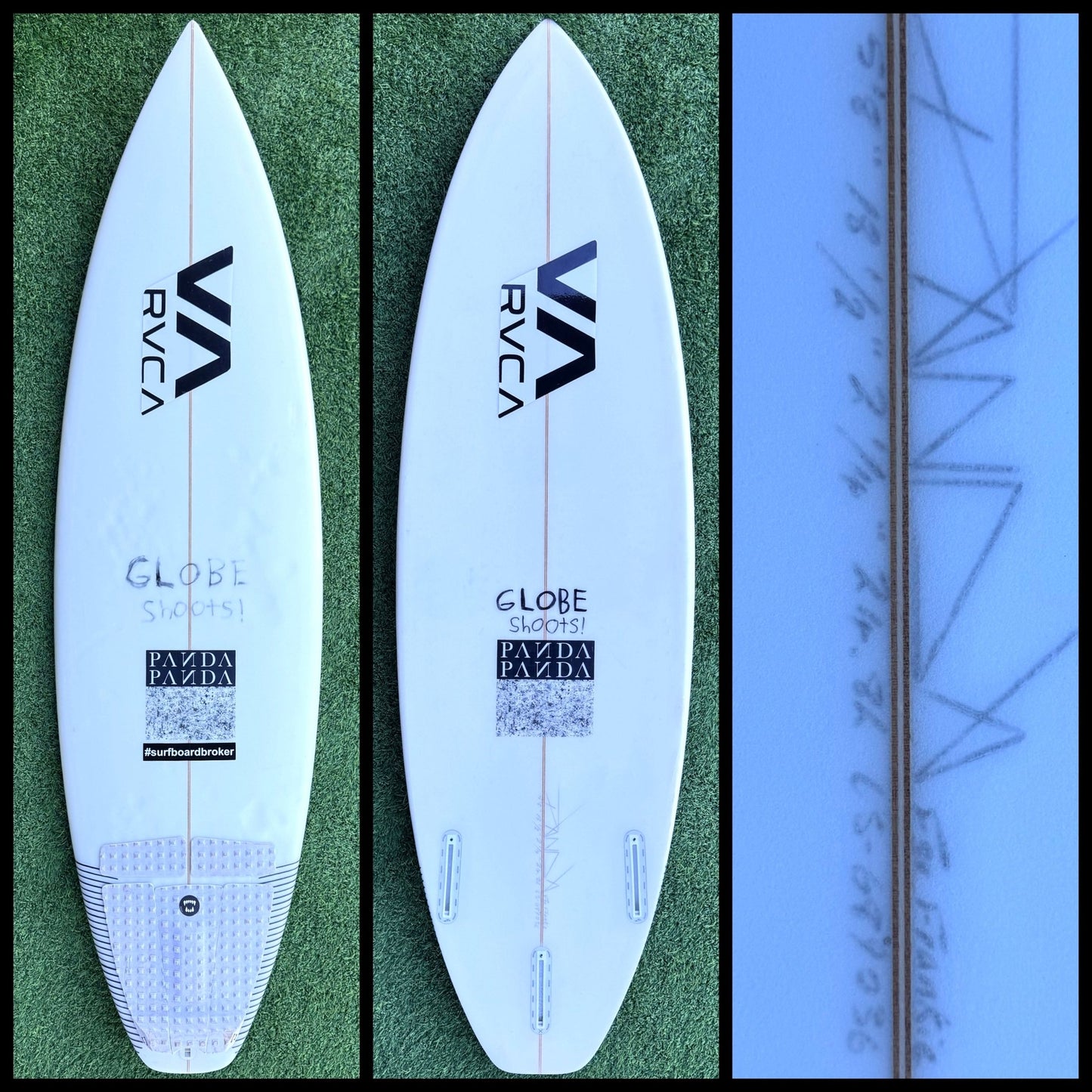 Panda Surfboard 5'8 24L Frankie Harrer (USED) - Surfboardbroker