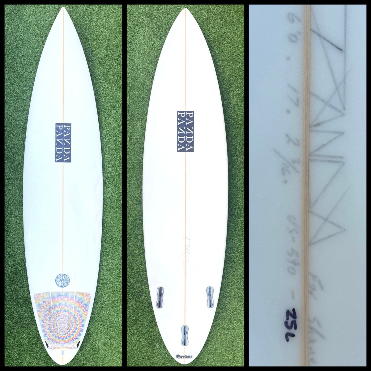 Panda Surfboard 6’0 25L Shane Borland (USED) - Surfboardbroker