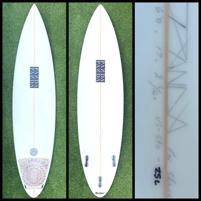 Panda Surfboard 6’0 25L Shane Borland (USED) - Surfboardbroker
