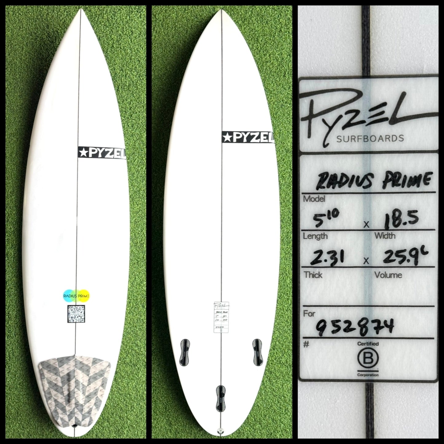 Pyzel Surfboard 5'10 25L (USED) - Surfboardbroker