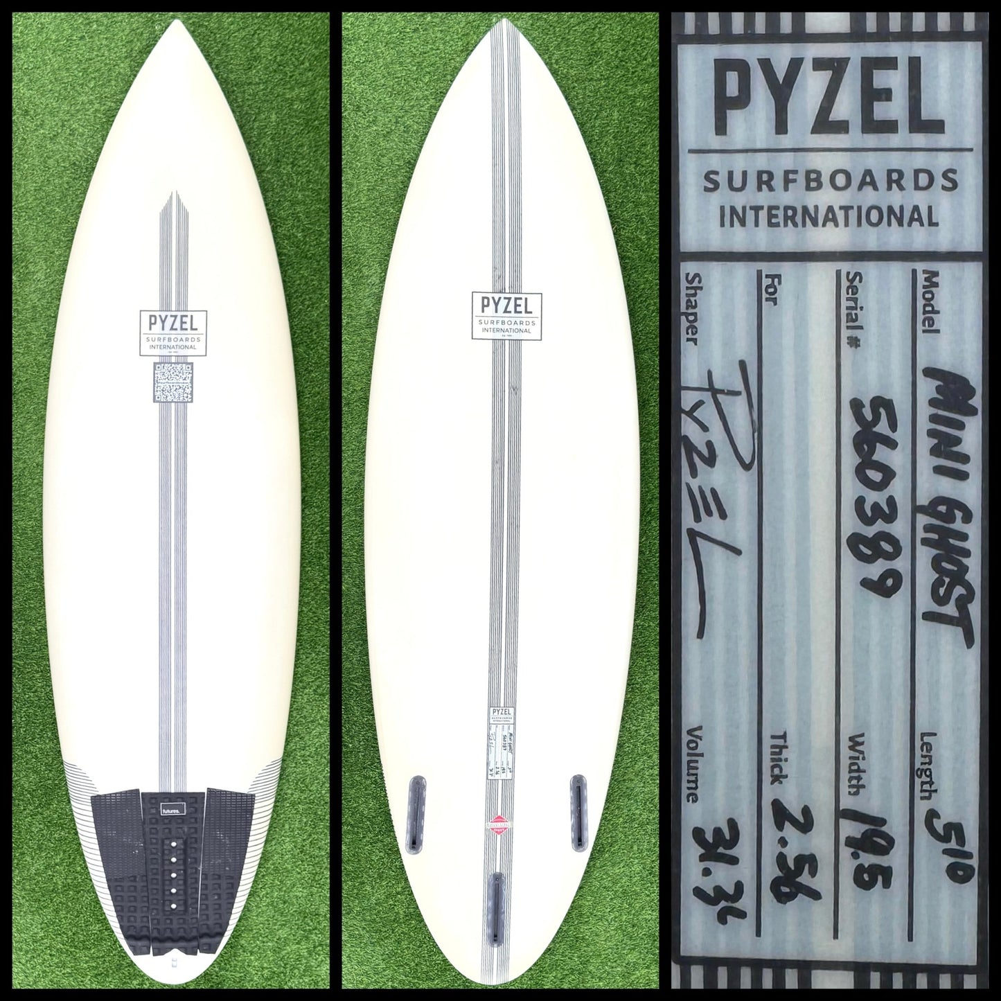 Pyzel Surfboard 5'10 31L (USED) - Surfboardbroker