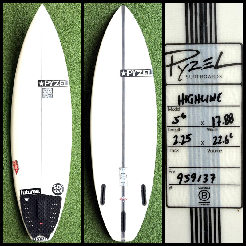 Pyzel Surfboard 5'6 22L (USED) - Surfboardbroker