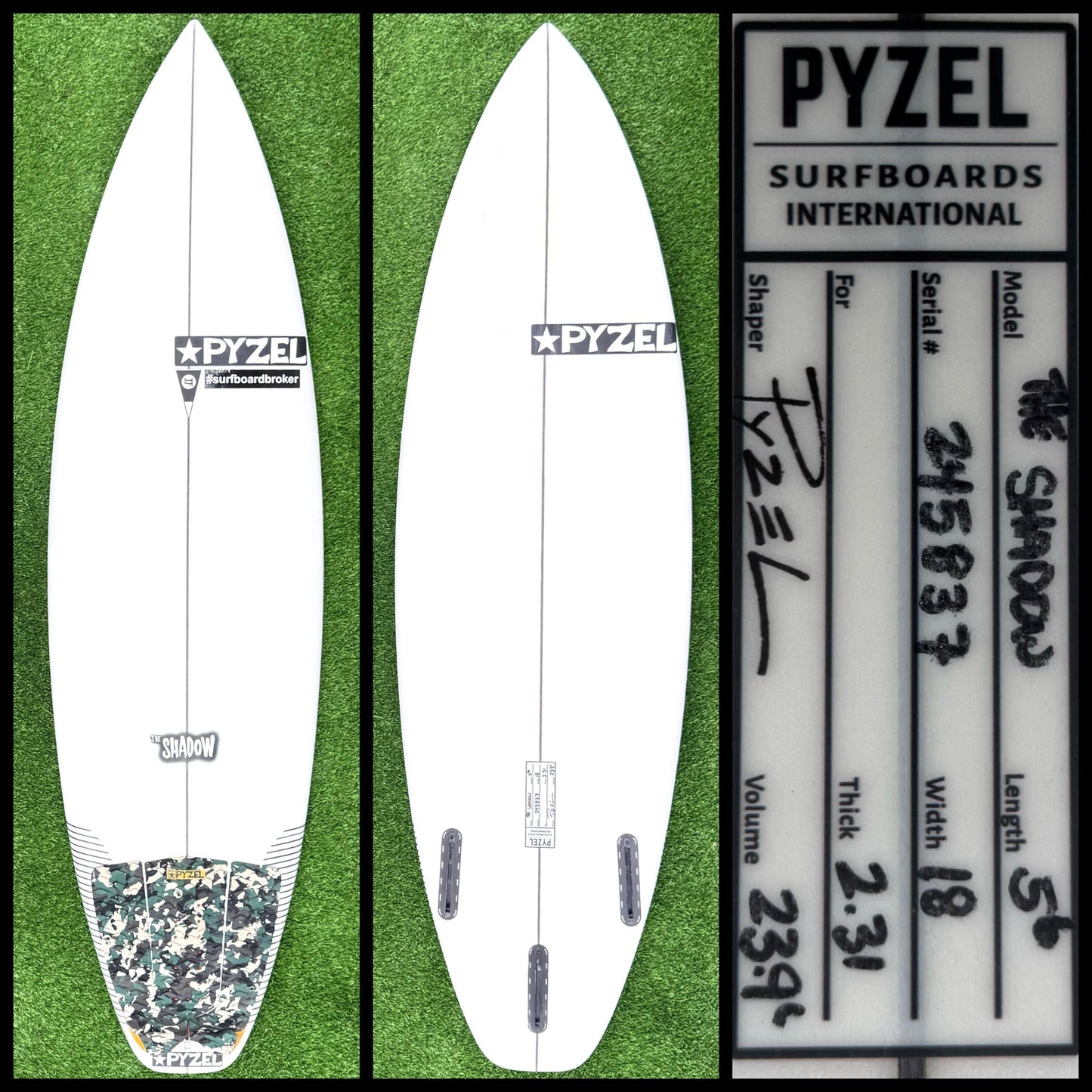Pyzel Surfboard 5'6 23L (Used) - Surfboardbroker