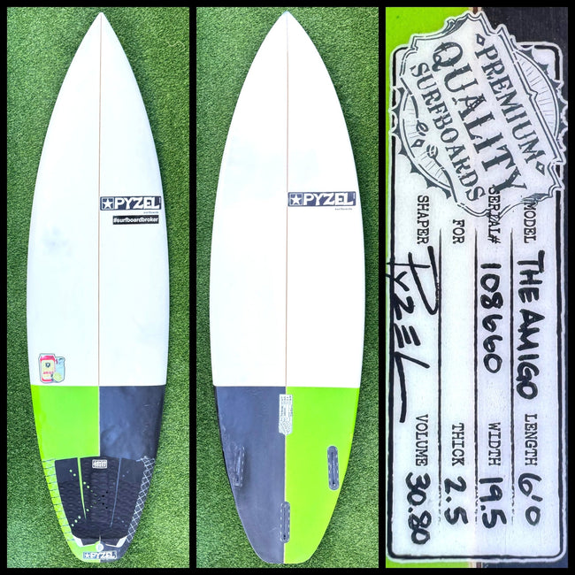 Pyzel Surfboard 6’0 30L (USED) - Surfboardbroker