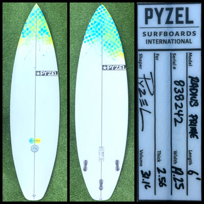 Pyzel Surfboard 6’1 31L (NEW) - Surfboardbroker