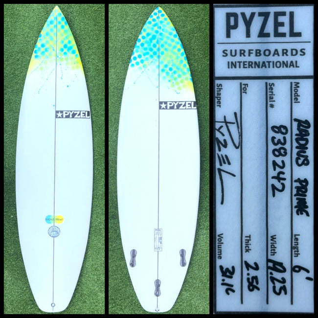 Pyzel Surfboard 6’1 31L (NEW) - Surfboardbroker