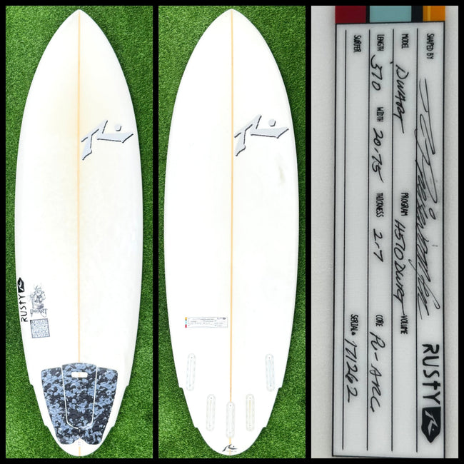 Rusty Surfboard 5’10 37L (USED) - Surfboardbroker