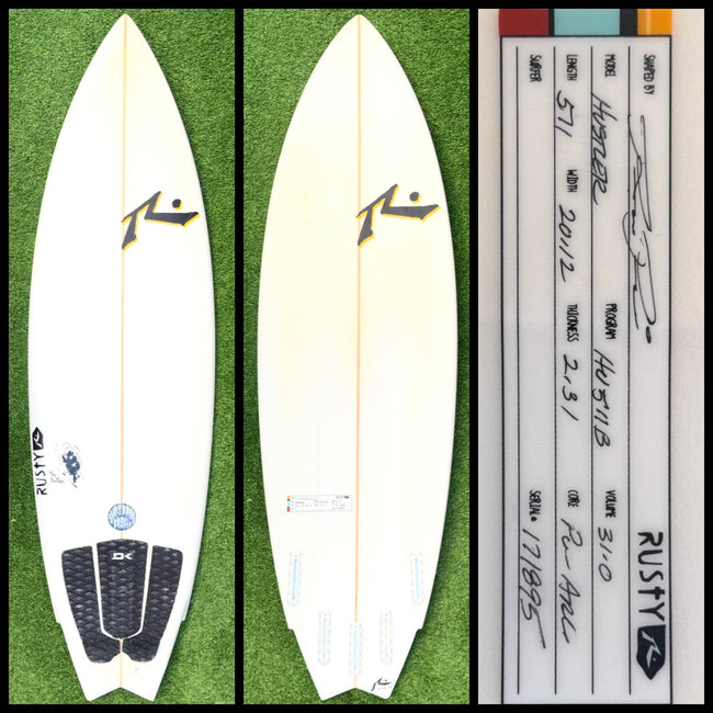 Rusty Surfboard 5'11 31L (USED) - Surfboardbroker