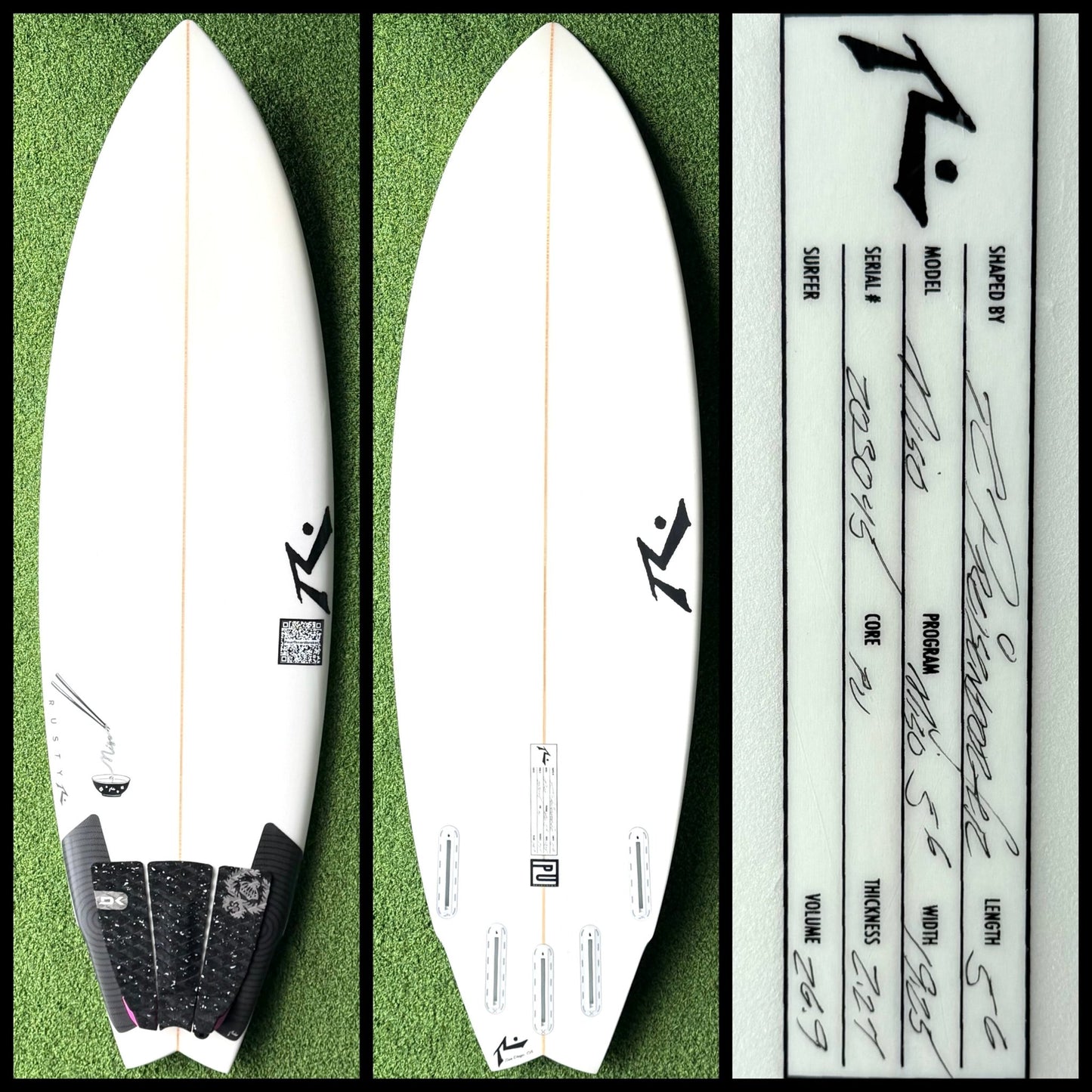 Rusty Surfboard 5'6 26L (USED) - Surfboardbroker
