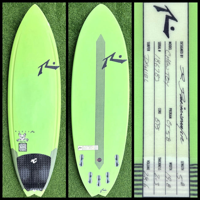Rusty Surfboard 5'8 28L (USED) - Surfboardbroker