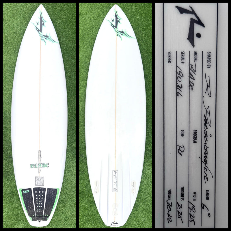Rusty Surfboard 6’0 30L (USED) - Surfboardbroker