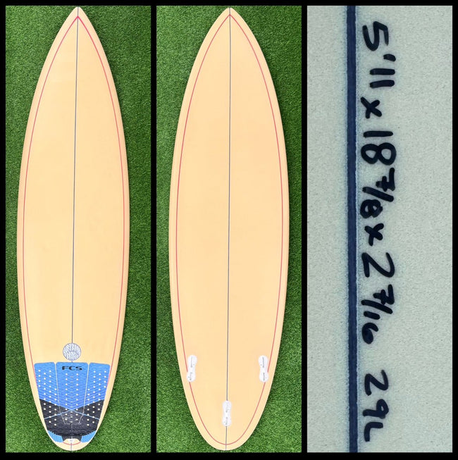 Rusty Surfboard x Stab In The Dark 5’11 29L Kolohe Andino Surfboard (USED) - Surfboardbroker