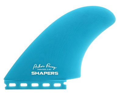 Shapers Asher Pacey: 5.40" Futures Twin Keel - Aqua Marine (NEW) - Surfboardbroker