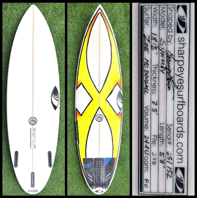 Sharp Eye Surfboard 5'8 24L (USED) - Surfboardbroker