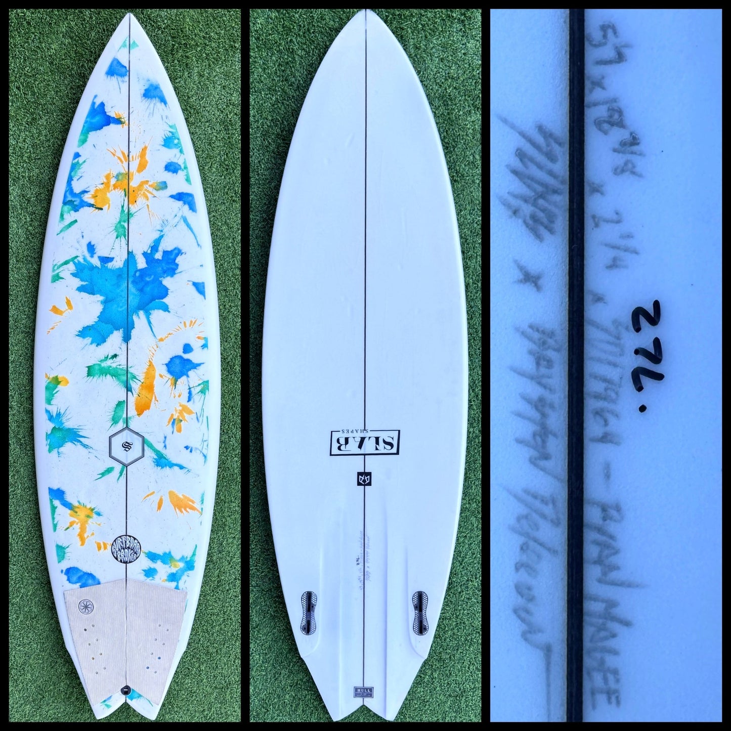 Slab Surfboard 5'7 27L (USED) - Surfboardbroker