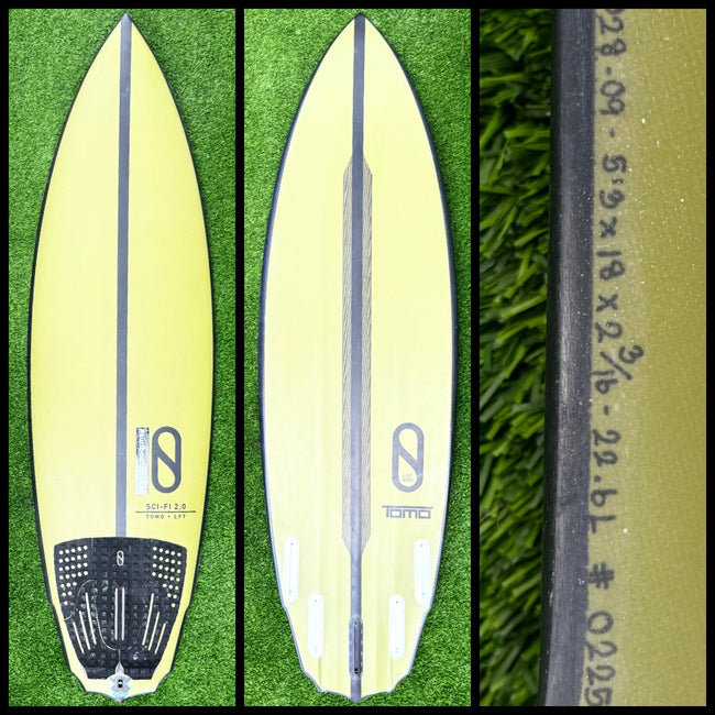 Slater Designs x Tomo Surfboard 5'3 22L (USED) - Surfboardbroker
