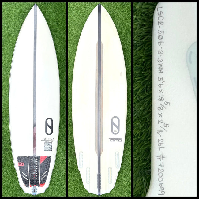 Slater Designs x Tomo Surfboard 5'6 26L (USED) - Surfboardbroker