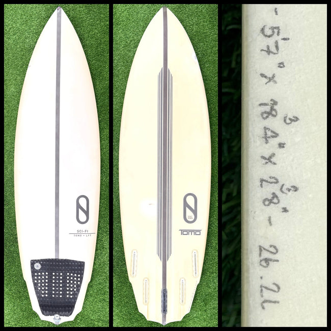 Slater Designs x Tomo Surfboard 5'7 26L (USED) - Surfboardbroker