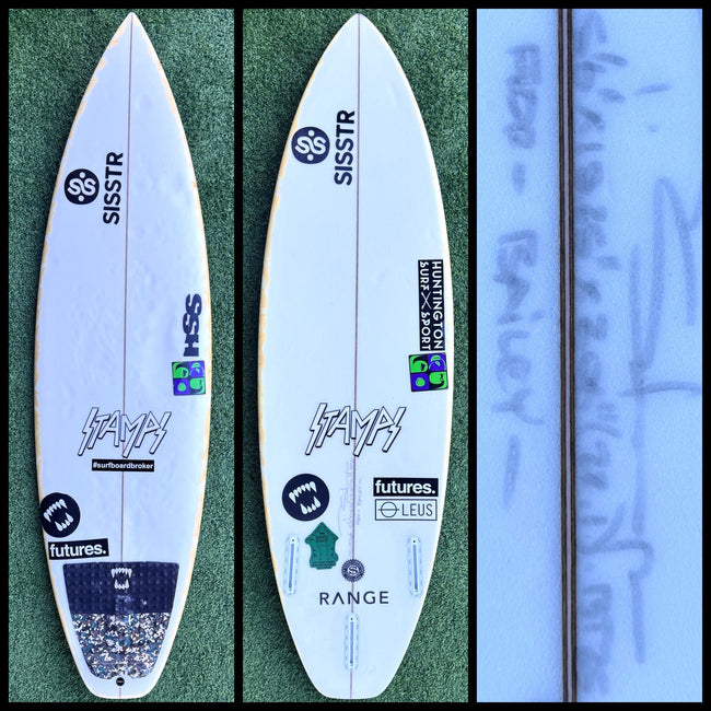 Stamps Surfboards 5'6 22L Bailey Turner (USED) - Surfboardbroker