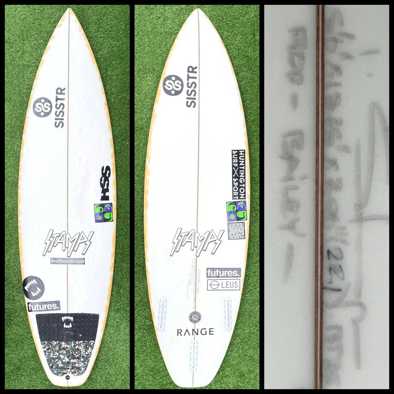 Stamps Surfboards 5'6 22L Bailey Turner (USED) - Surfboardbroker