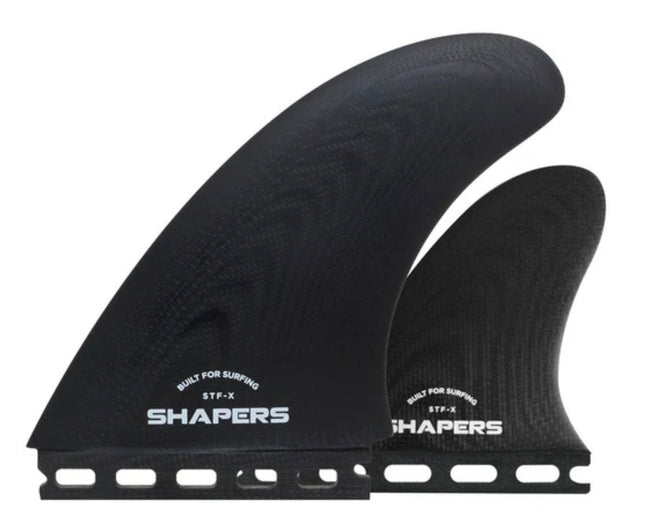 STFX Twin Fin - Black (New) - Surfboardbroker