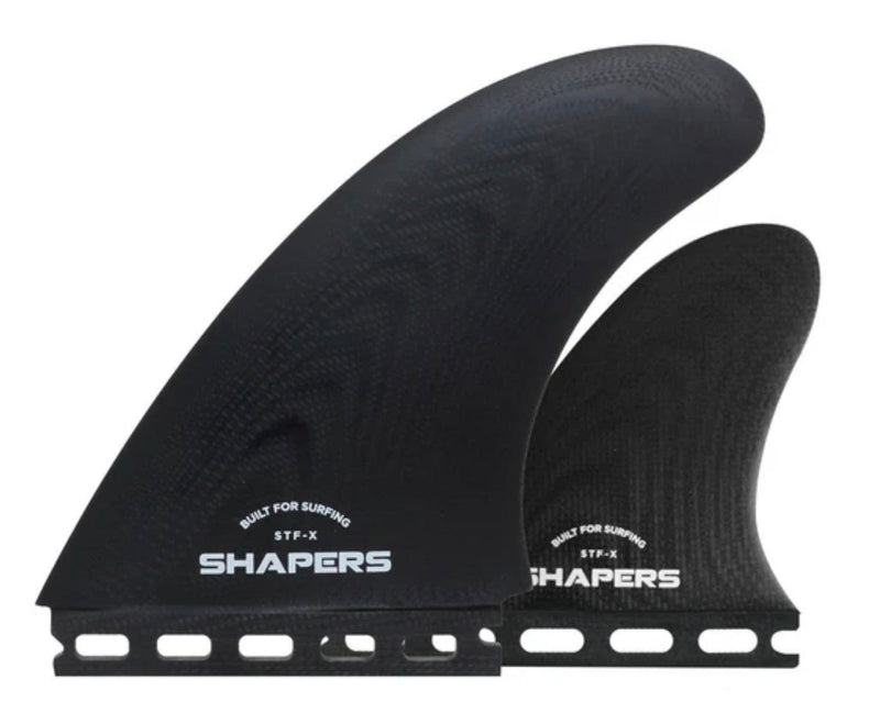 STFX Twin Fin - Black (New) - Surfboardbroker