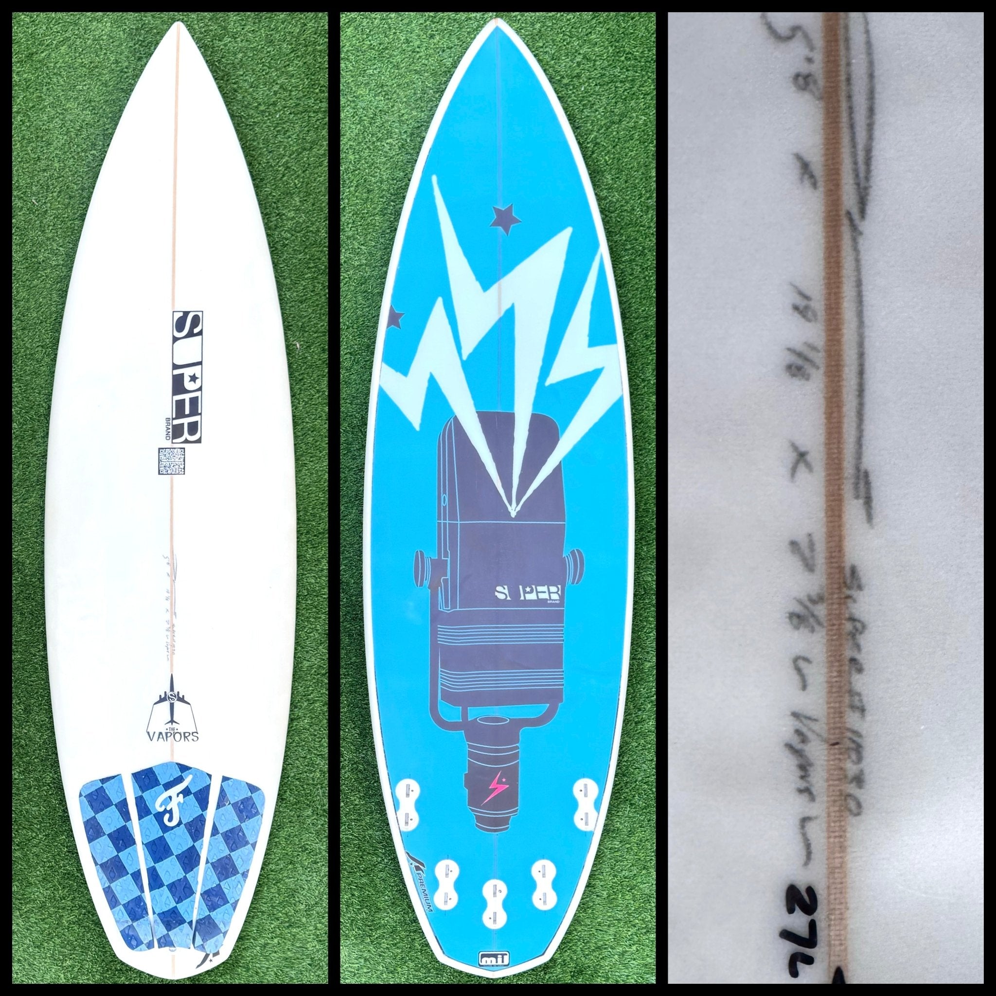 SUPER Surfboard 5'8 27L (USED) – Surfboardbroker