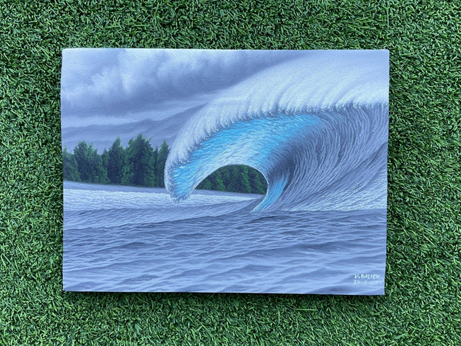 Surf Art 11” x 15” “Indo Wave” - Surfboardbroker