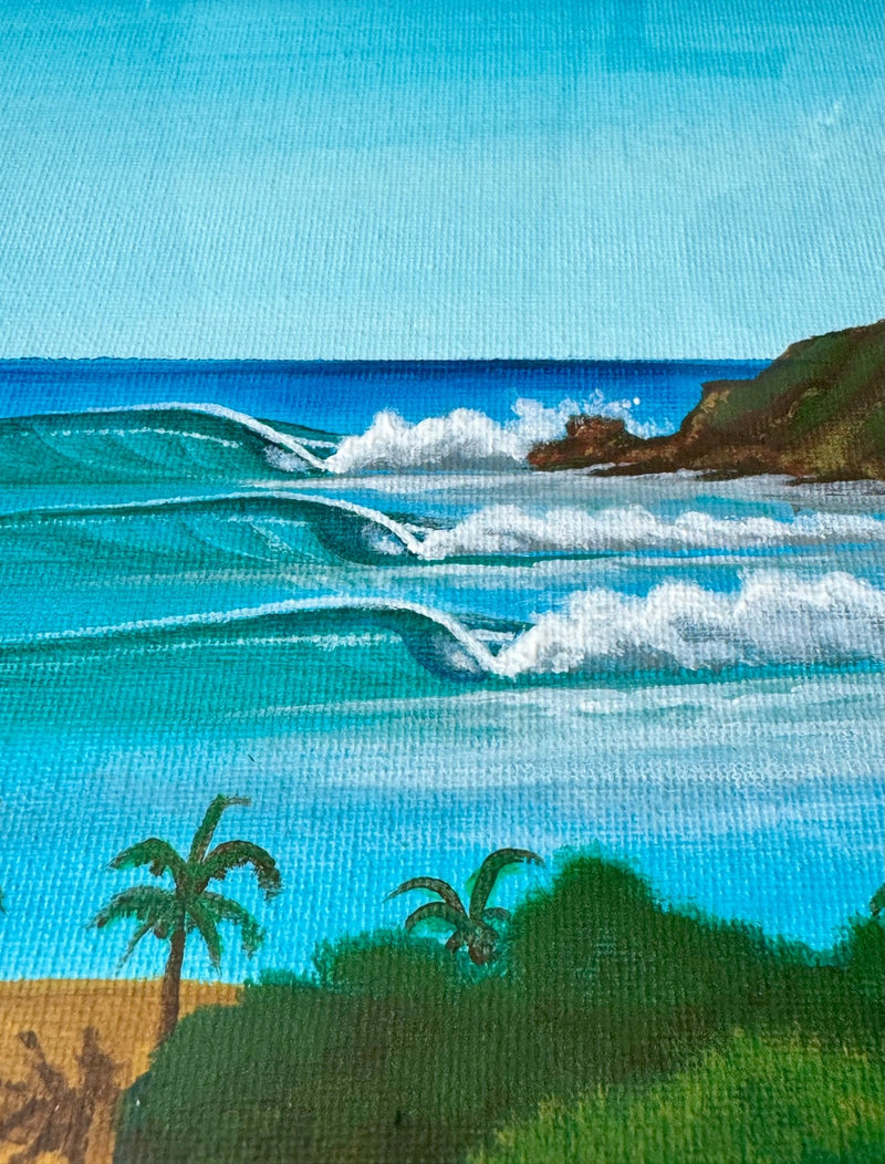 Surf Art 16”x13” “Barra de la Cruz” - Surfboardbroker