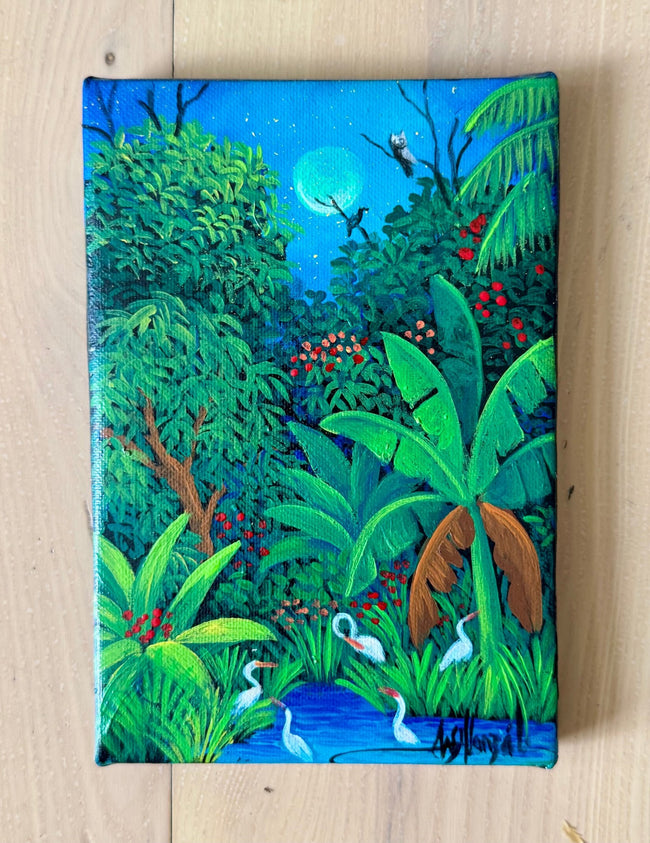 Surf Art 7”x5” “Nicaraugua Jungle” - Surfboardbroker