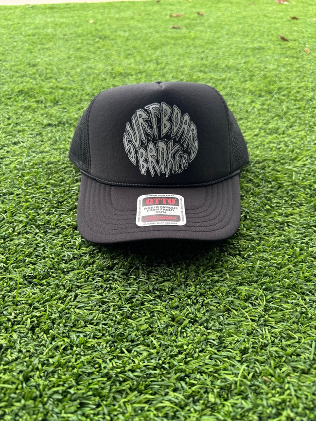 Surfboardbroker Black Trucker Hat - Surfboardbroker