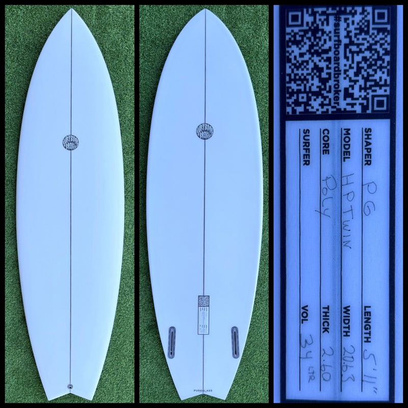 Surfboardbroker Surfboard 5'11 34L (NEW) - Surfboardbroker