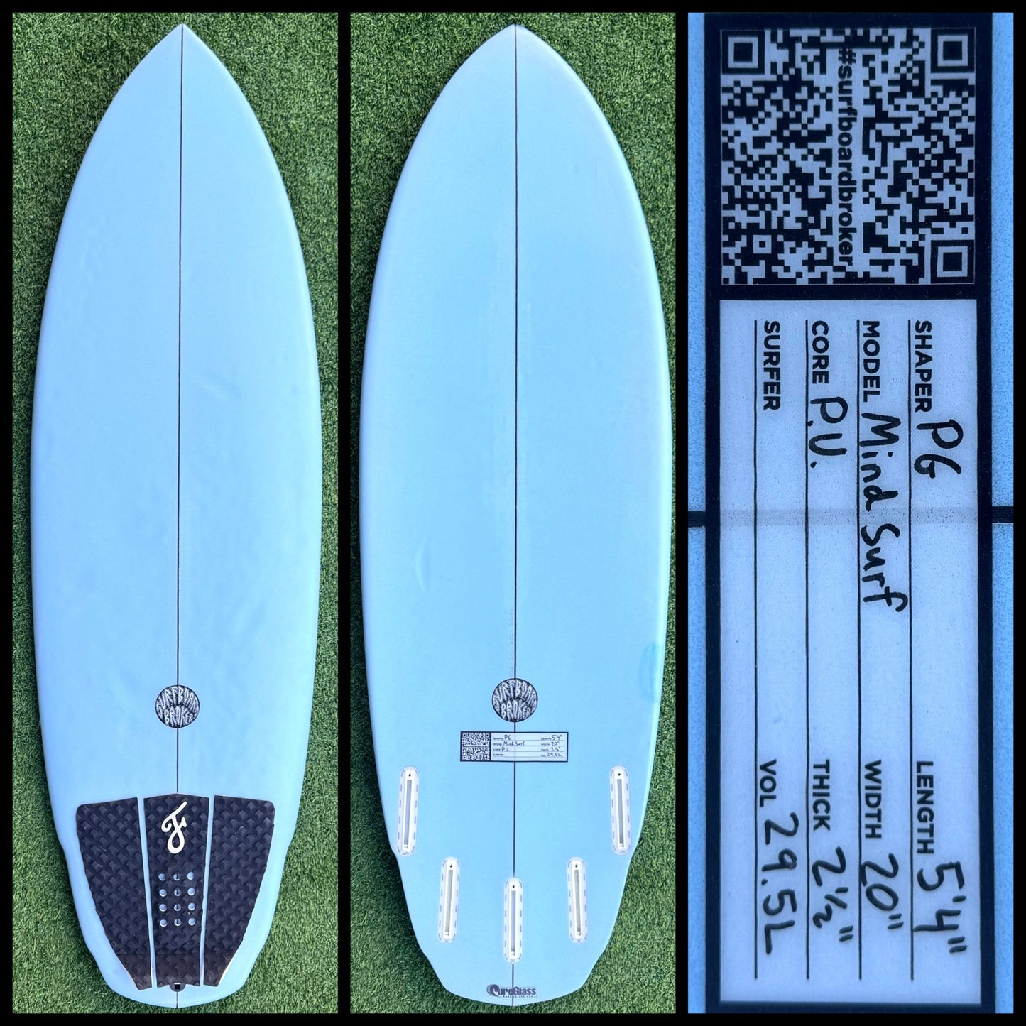Surfboardbroker Surfboard 5’4 29L (Used) - Surfboardbroker