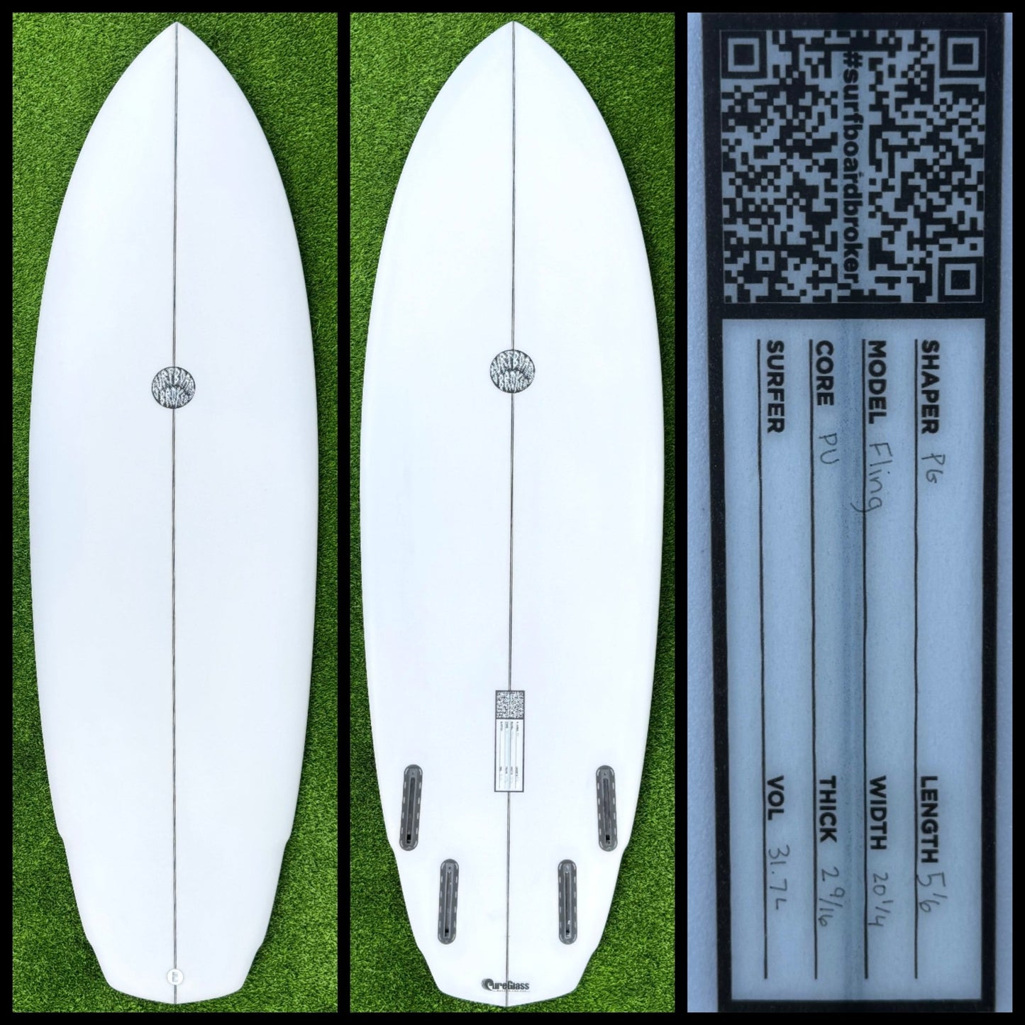 Surfboardbroker Surfboard 5’6 31L (NEW) - Surfboardbroker