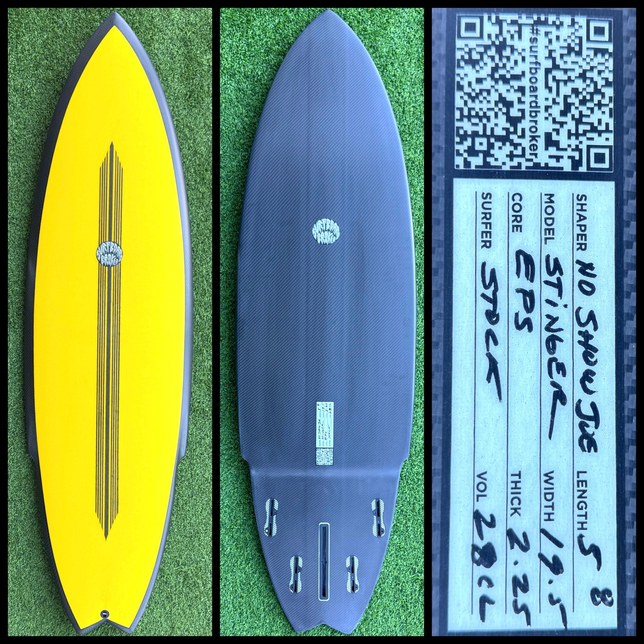 Surfboardbroker Surfboard 5'8 28L (NEW)