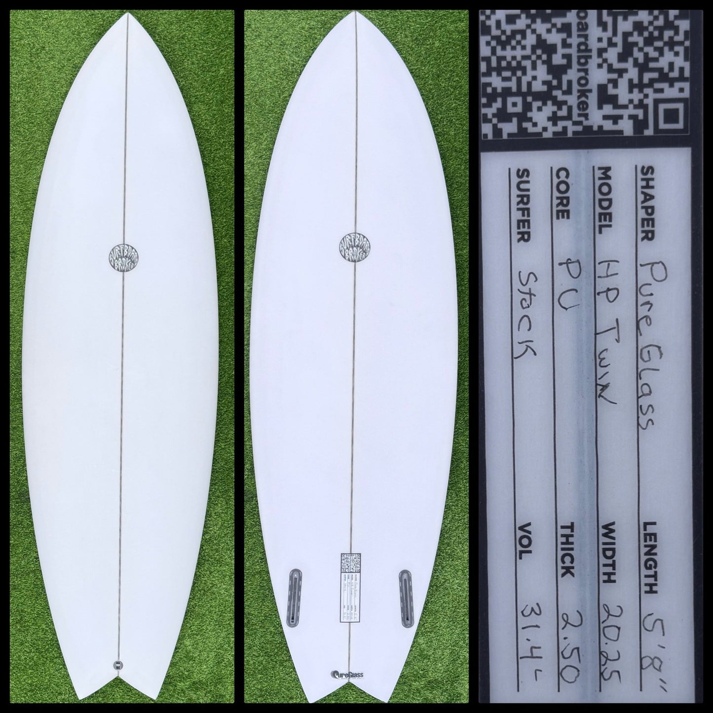 Surfboardbroker Surfboard 5’8 31L (NEW) - Surfboardbroker