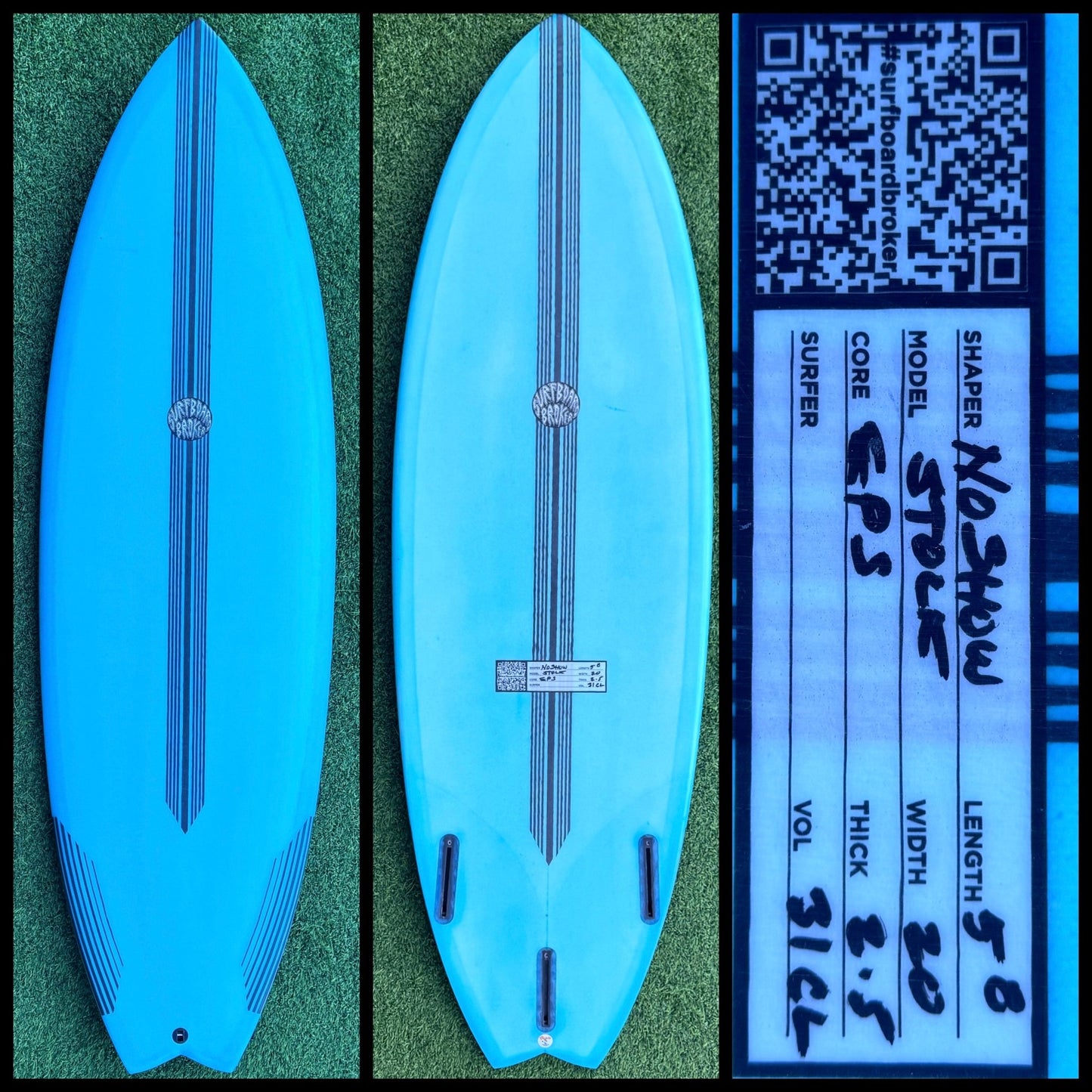 Surfboardbroker Surfboard 5'8 31L (NEW) - Surfboardbroker