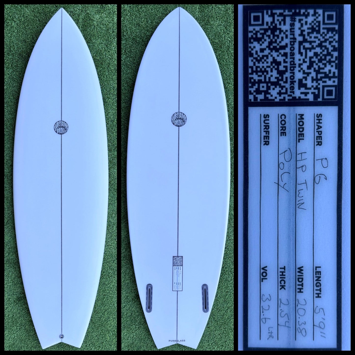 Surfboardbroker Surfboard 5'9 32L (NEW) - Surfboardbroker