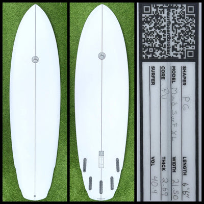 Surfboardbroker Surfboard 6'6 40L (USED) - Surfboardbroker